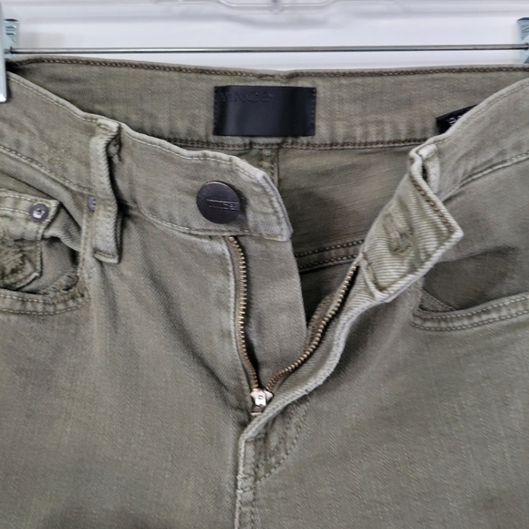 VINCE Relaxed Mason Rolled Skinny Jeans in Destructed Hunter Size 26 - Picture 6 of 13